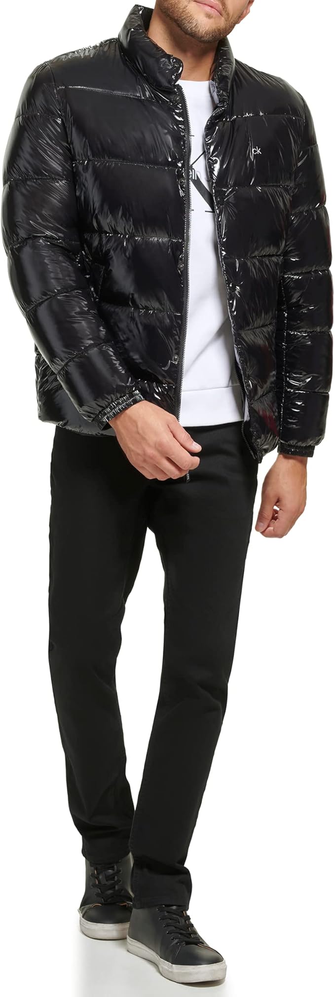 Veste Calvin Klein doudoune homme à boutons-pression