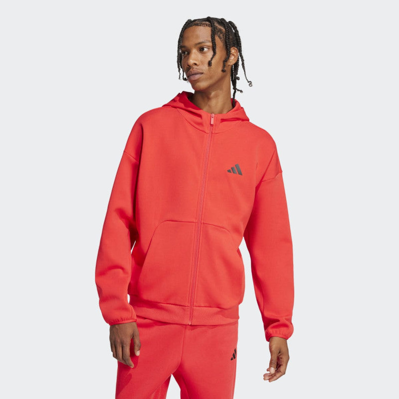 adidas Sweat à capuche zippé pour homme