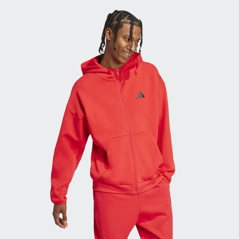 adidas Sweat à capuche zippé pour homme