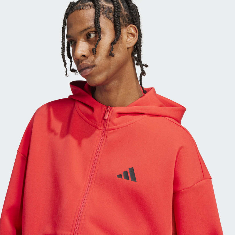 adidas Sweat à capuche zippé pour homme