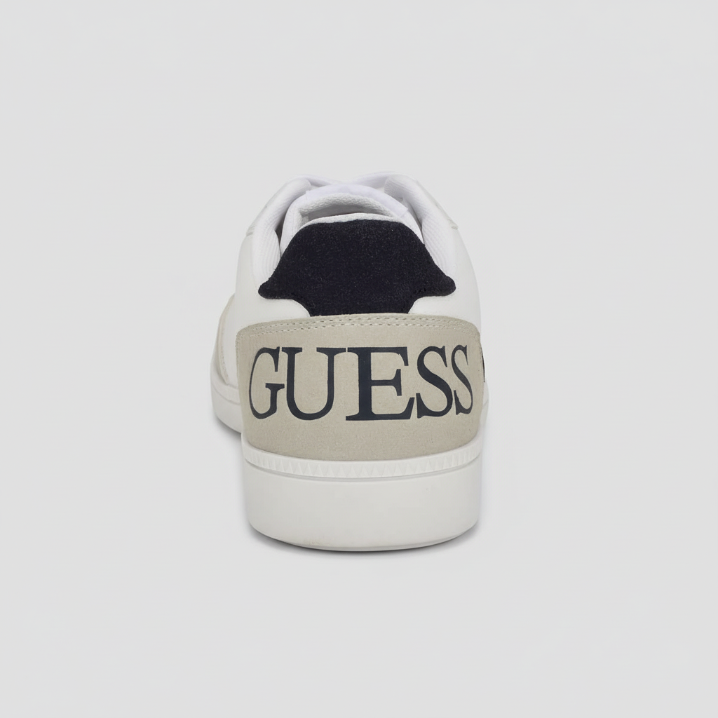 Baskets Guess blanches - Vue arrière