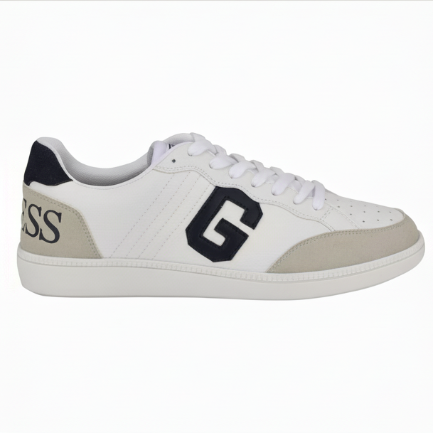 Baskets Guess blanches - Vue latérale