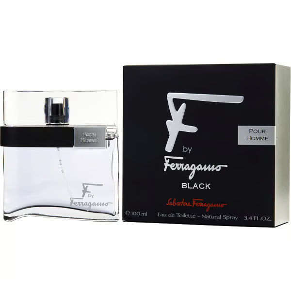 F By Ferragamo Black pour homme Eau De Toilette Spray 100ml